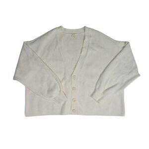 ALO Yoga Scholar Cardigan Sweater in Ivory